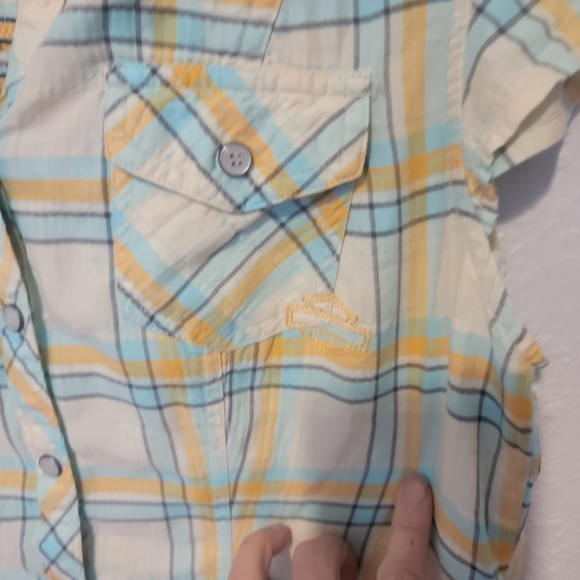 Harley Davidson Embroidered Butterfly Button down Shirt - Picture 5 of 7